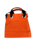 leather shopper